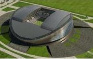 Болельщики ждут футбольный стадион