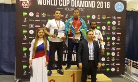
Мангистаусцы завоевали восемь медалей на Кубке мира по кикбоксингу в Анапе