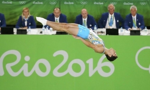 
Казахстанцы завоевали бронзовые медали этапа Кубка мира по батутной гимнастике