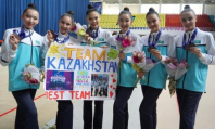 Казахстанские гимнастки стали вторыми на чемпионате Азии