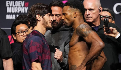 Евлоев и Мерфи провели финальную дуэль взглядов перед боем в UFC. Видео