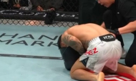 Экс-соперник Алмабаева Перес не смог завершить бой в UFC после удара в пах