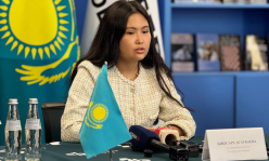 Бибисара Асаубаева продемонстрировала знание казахского языка. Видео