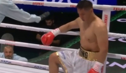 Видео нокаута в бою Казахстан — Россия за титул IBF