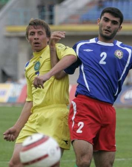 Фоторепортаж матча Казахстан - Азербайджан