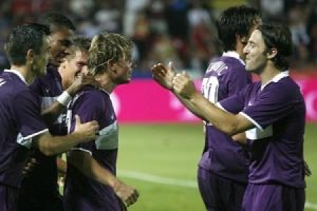   «Аустрия» отмечает забитый гол