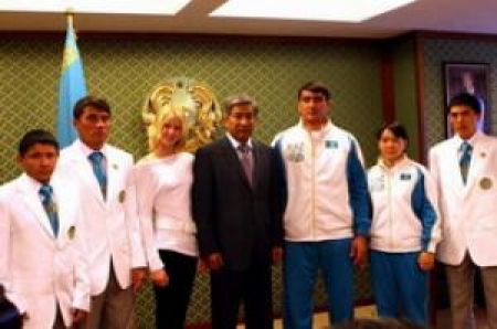 Вчера все призеры Олимпиады съехались в Астану