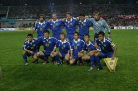 Сборная Казахстана провела первый матч в Европе