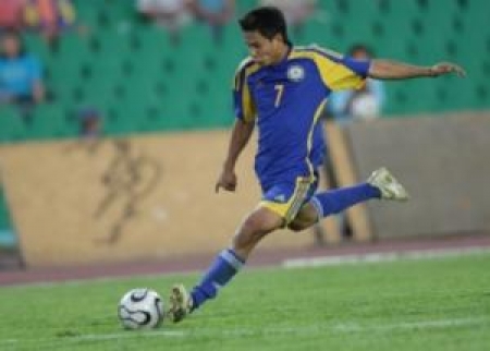 Танат Нусербаев в атаке