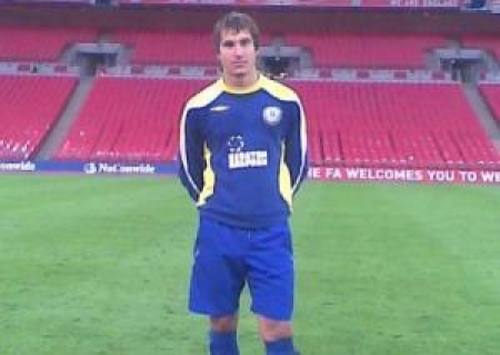 Вячеслав Эрбес на знаменитом английском стадионе