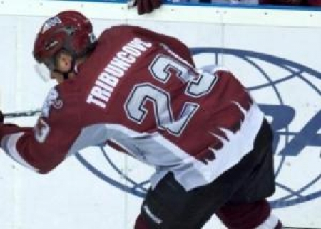 Автор единственной шайбы Артвартс Трибунцовс