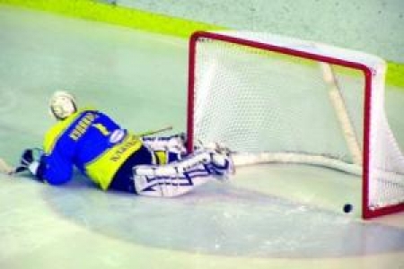 Шайба в воротах карагандинцев