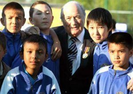 Блаттер очередной раз побывал в Казахстане