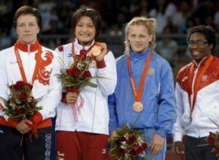 Шалыгина по подиуме Пекина