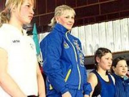 Шалыгина на пъедистале