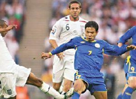 В Англии одним из лучших в составе сборной Казахстана был Нусербаев