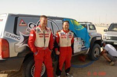 Денис Березовский (слева) после пройденного маршрута чувствует себя счастливым