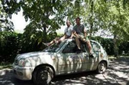 Путешетсвенники добрались до Казахстана