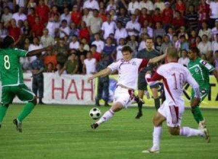 Форварду «Актобе» Мурату Тлешеву и его одноклубникам не хватило совсем чуть-чуть, чтобы пройти «Маккаби» из Хайфы