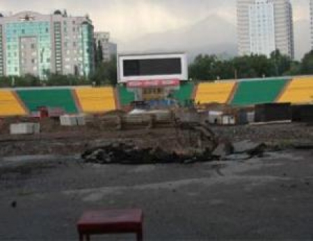 Стадион ныне на ремонте