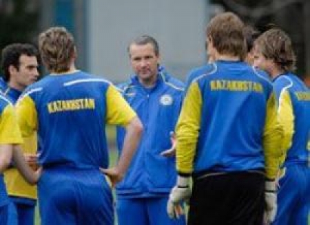 Сборная Казахстана готовится к игре с хорватами