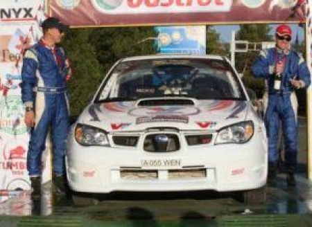 Евгений Сапогов (справа) и Дмитрий Ширини победили в заключительном ралли Талдыкоргана