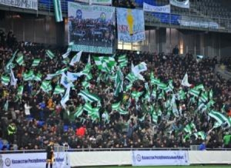 Болельщики атыраусцев были на высоте