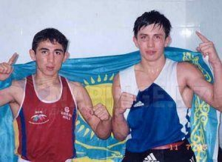 Чемпионы мира Галиб Джафаров и Геннадий Головкин