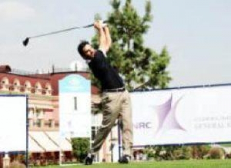 Гольф-турнир стартовал вчера в Алматы