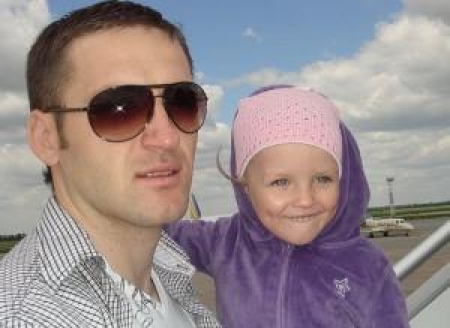 Вячеслав Котляр с дочкой