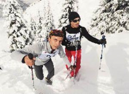 Это был не бег, а скорее спортивная ходьба по колено в снегу