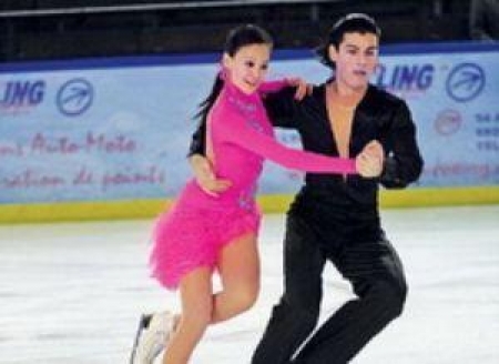 Куралай Узурова с партнером