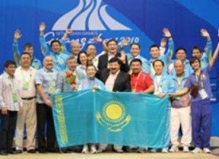 Благодаря нашим спортсменам гимн Казахстана не раз звучал в уходящем году