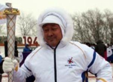 Эстафету огня встретили в Уральске