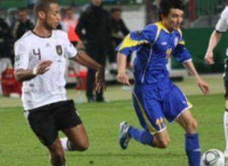 Улан Конысбаев в матче с Германией вышел в основе