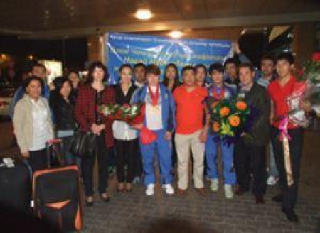 Казахстанцы првиезли медали