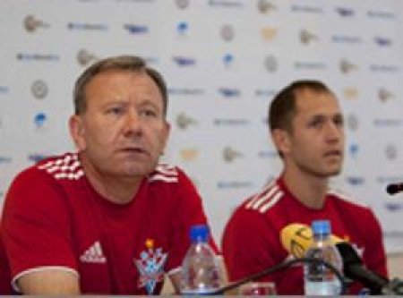 Владимир Муханов и Зоран Костич на предматчевой пресс-конференции