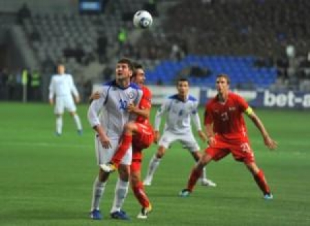 Австрийцы держали казахстанцев как могли