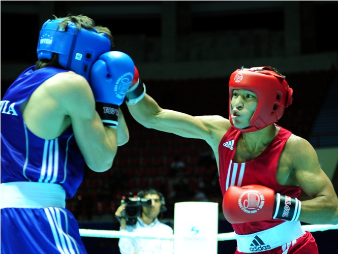 Жайлауов рушит надежды сборной Латвии (фоторепортаж)