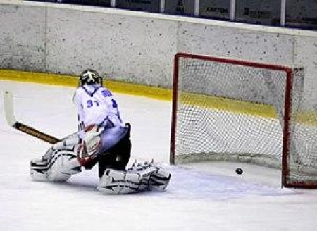 Шайба в воротах