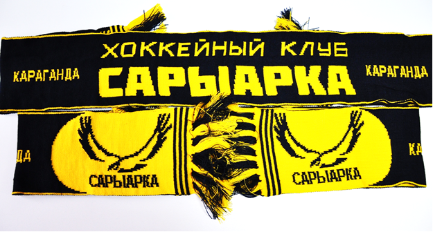 Хоккейный клуб «Сарыарка» представил новую атрибутику (фото)