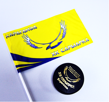 Хоккейный клуб «Сарыарка» представил новую атрибутику (фото)