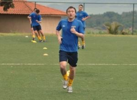 Игорь Абдущеев на тренировках столичной команды в Турции