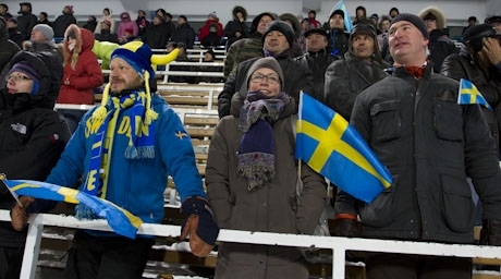 Фоторепортаж с матча ЧМ по бенди в Алматы Казахстан — Швеция 1:9