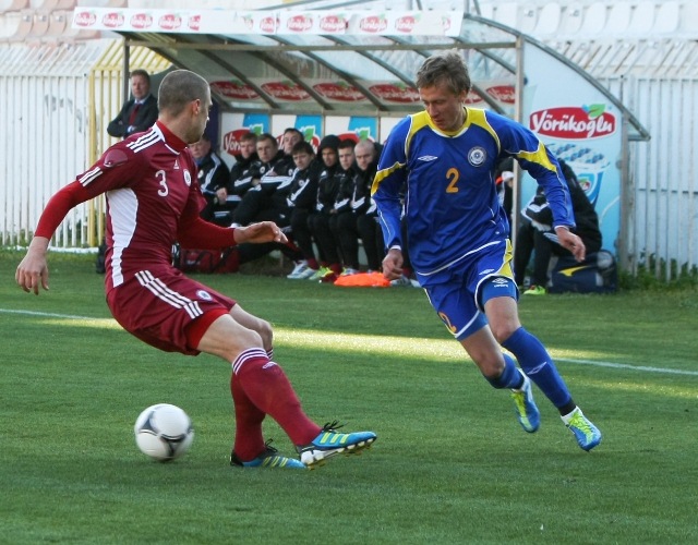 Фоторепортаж с товарищеского матча Латвия — Казахстан 0:0