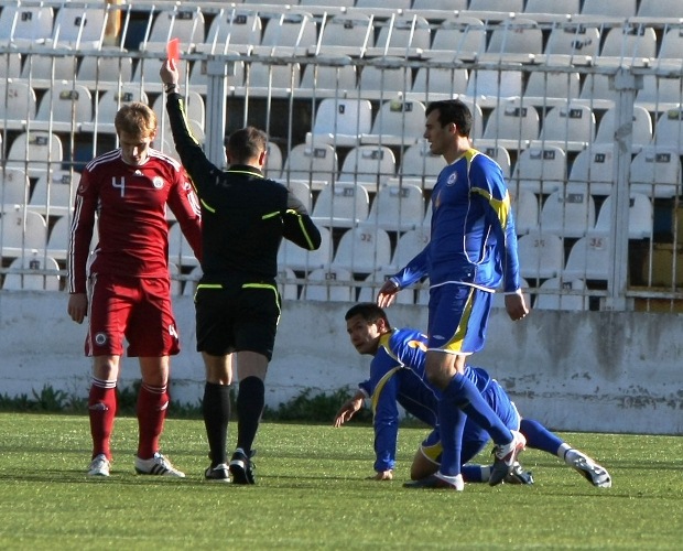 Фоторепортаж с товарищеского матча Латвия — Казахстан 0:0