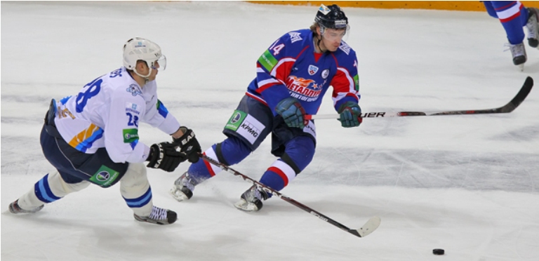 Фоторепортаж с матча плей-офф КХЛ «Металлург» Магнитогорск — «Барыс» 1:4