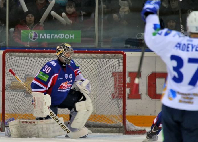 Фоторепортаж с матча плей-офф КХЛ «Металлург» Магнитогорск — «Барыс» 1:4