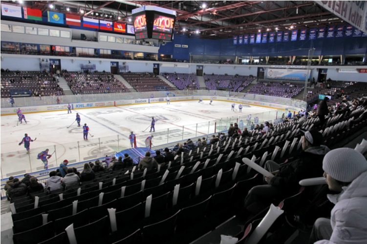 Фоторепортаж с матча плей-офф КХЛ «Металлург» Магнитогорск — «Барыс» 1:4