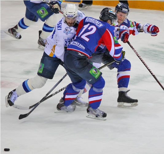 Фоторепортаж с матча плей-офф КХЛ «Металлург» Магнитогорск — «Барыс» 1:4